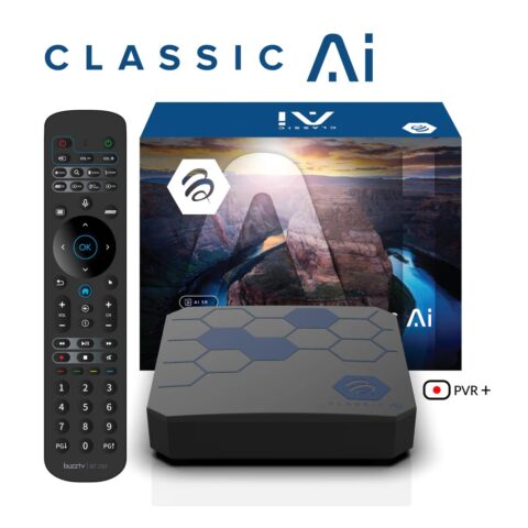 Buzz TV Classic Ai Box | Android 14 | 4GB Ram | 64GB Storage
