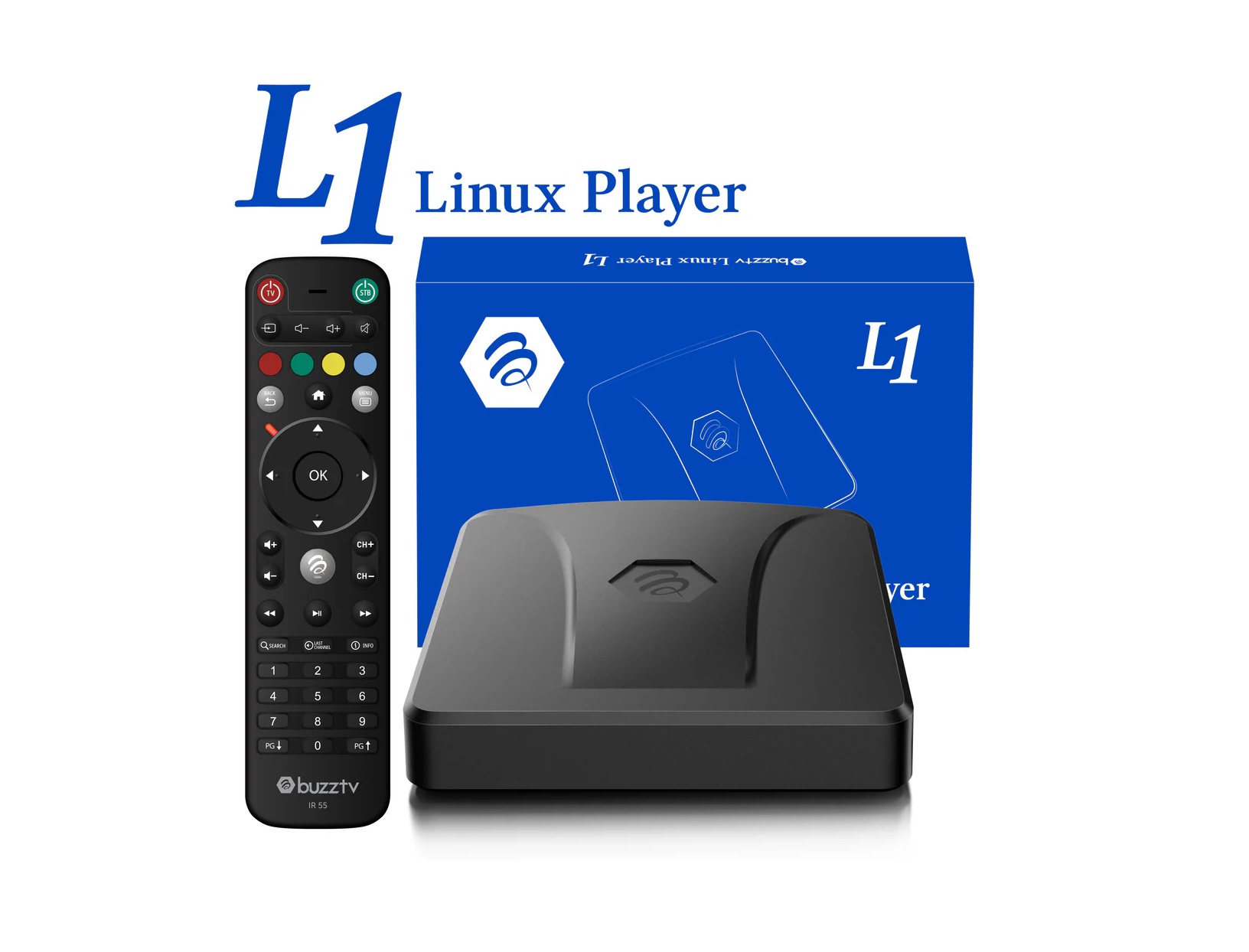 Buzz TV L1 Linux Player Box | 2GB Ram | 8GB Storage